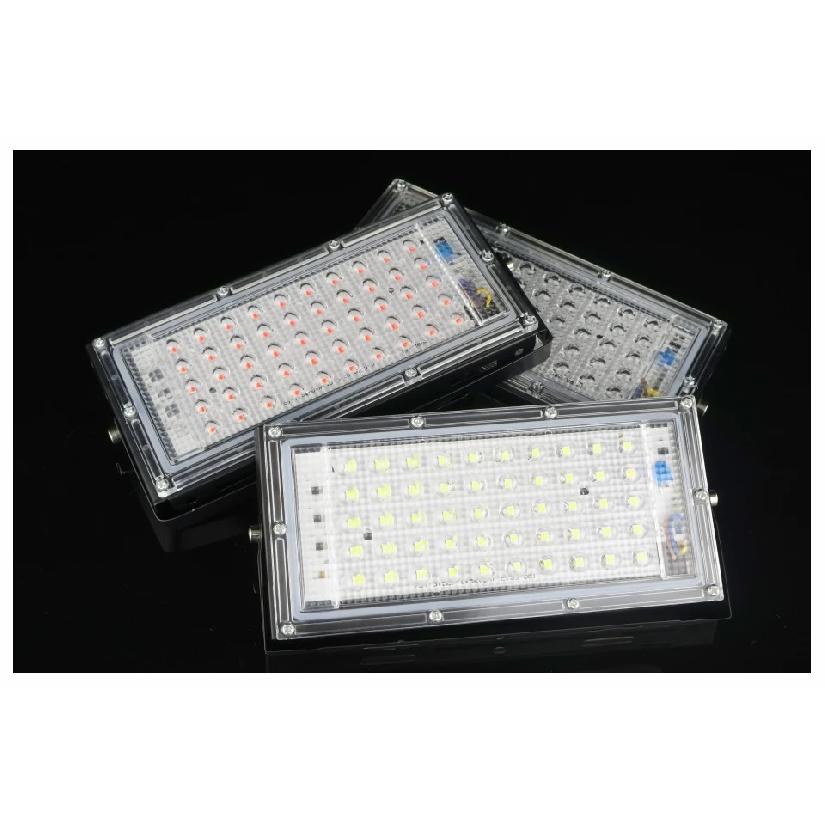 50W LED RGB Flood Light Lamp AC 220V Outdoor Floodlight IP65 Waterproof Reflector Led Spotlight  Red Green Blue Garden Lighting