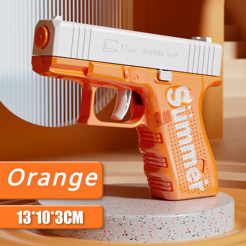 Mini Water Gun Blowback Manual Automatic Firing High Capacity Waterproof Pistol Summer Beach Water Gun Game Toy Boy Gifts