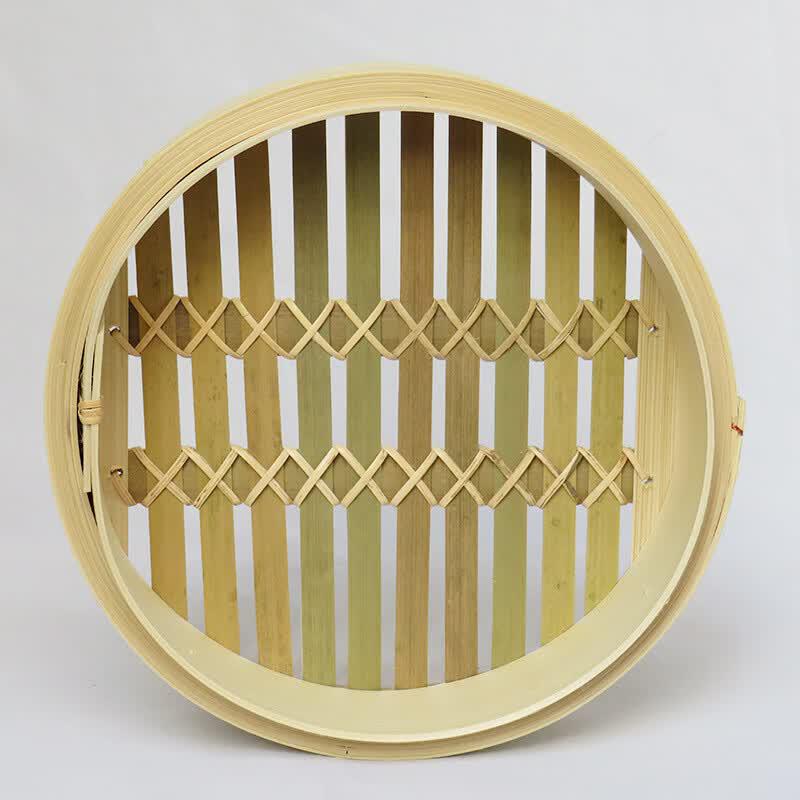 Traditional Straw Woven Steamer Basket