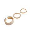 Korean Trendy Adjustable Open Ring for Women: Fashionable Internet Celebrity Style Index Finger Ring Set