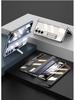 Samsung Z Fold5 Phone Case: Electroplated Transparent Hinge, Foldable Full Coverage with Bracket Protection.