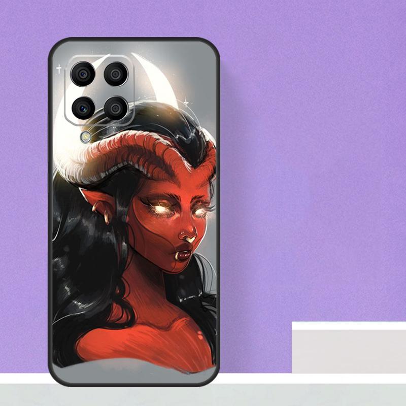 Devil Woman Case For Samsung Galaxy M21 M31 M15 M55 M56 M36 M16 M06 M13 M33 M53 M12 M32 M52 M14 M34 M54