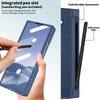 Robuste PC-Rückseite Handyhülle für Galaxy Z Fold 7/6 mit Touch-Stift inklusive Ständerhalter Handyhülle mit Bildschirmschutzglasfolie