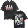 Washed Vintage Anime Akira Tetsuo Shima Graphic Print T Shirt Clothing Fashion Retro Oversized T-shirts Streetwear Unisex