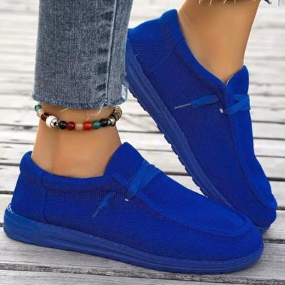 Zapatillas de deporte de suela plana, cómodas, versátiles, de color sólido, nuevas, de estilo europeo y americano, de tendencia, 2024