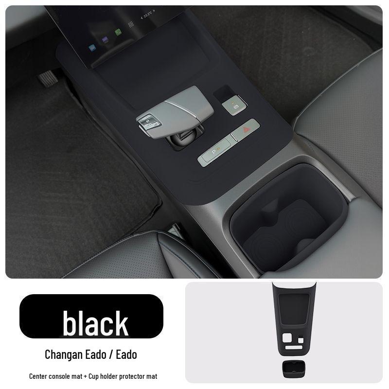 Silicone Protective Pad for 4th Gen Yidong Console: Cup Holder Wireless Charger, Gear Shift Panel Pad.