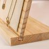 Creative Solid Wooden Jewelry Display Frame Fashion Necklace Holder Pendant Support Stand for Jewelry Showcasing