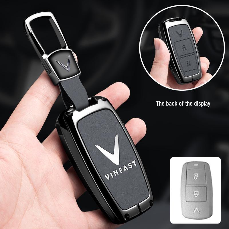 Vinfast Vietnam Car Key Case for Zhonghua V5/VF8 VF3/5/9 with Premium Keyring Buckle