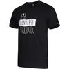 Converse T Shirts Men's Black Crew Neck Moderate 10007861-A01