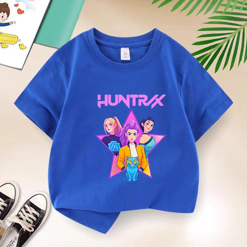 Kpop The Witch Hunt Team Turtle Planet Witch Hunter Group Short-Sleeve Peripheral Printed T-Shirt