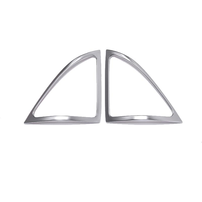 For Mercedes Benz W222 S Class 2014- ABS Silver Car Door Audio Speaker Decoration Frame Trim Cover Interior Car Accessories