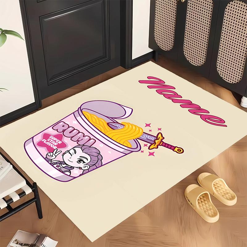Rumi (6) Tappeto da Ufficio Personalizzato con Nome Decorazione Elegante per Soggiorno Camera da Letto Cucina