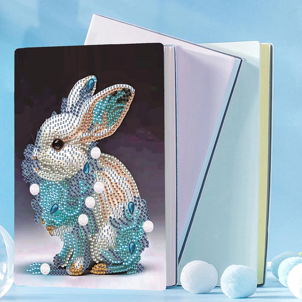 DIY 5D Diamond Painting Notebook Animal Rhinestone Embroidery Notepad Journal A5 Chinese Zodiac Sketchbook Kids Students Gift