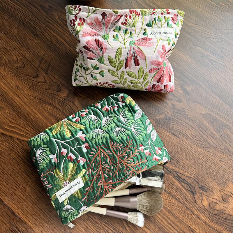 Compact Fresh Cosmetic & Skincare Travel Bag - Portable Handheld Organizer for Underwear & Essentials