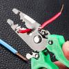 1/2Pcs Mini Wire Stripper Tool with Cutter Crimper Ergonomic Design Wire Splitter Trimmer Portable Cable Stripping Crimping Tool