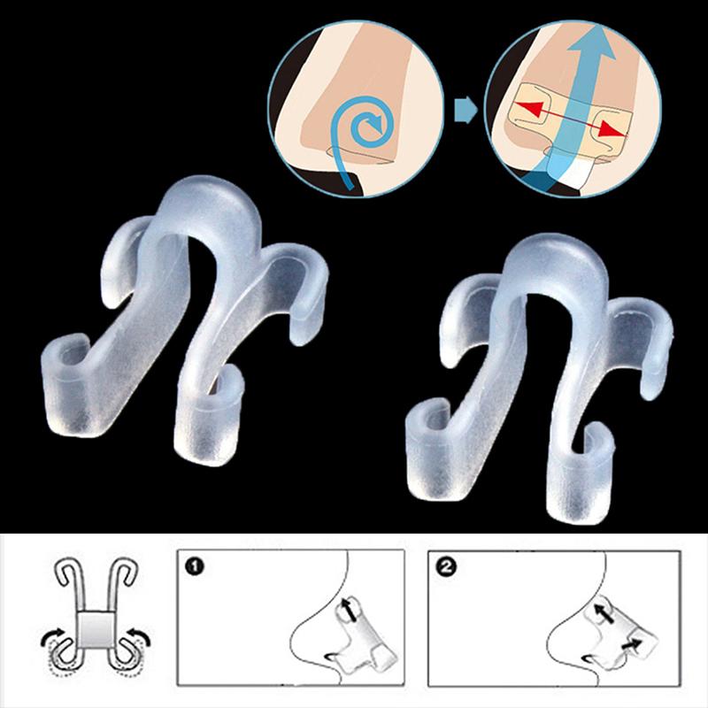 Schlafmittel Gesundheitspflege Anti-Schnarch-Gerät Nase Atmen Clip Stop Schnarchen Gerät