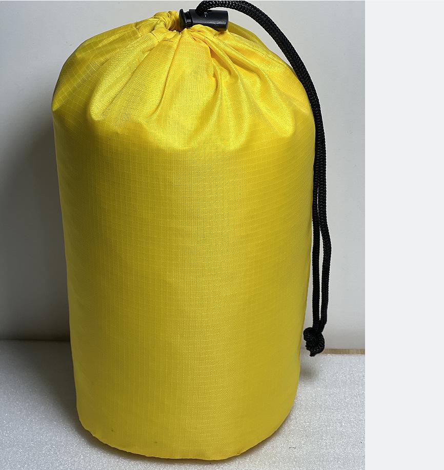 Down Jacket Sunscreen Clothing Storage Bag - Nylon Polyester Plaid, Portable Drawstring, Oxford Cloth