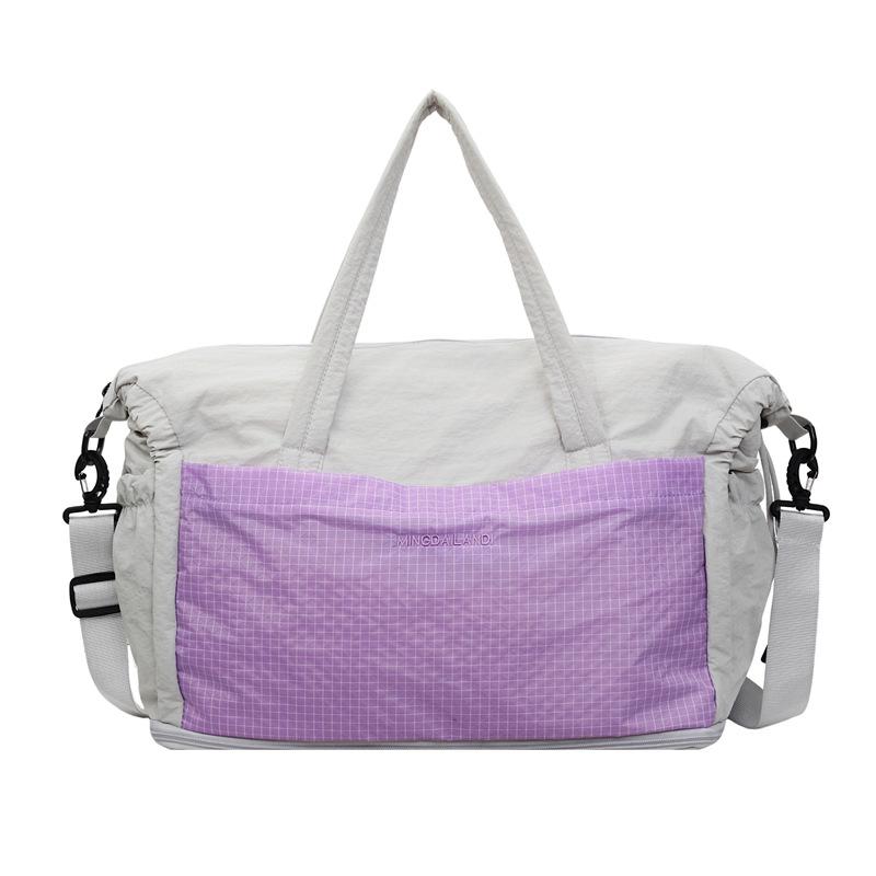 Large Capacity Short Distance Travel Bag Women's Lightweight Sports Fitness Bag Storage Luggage Bag