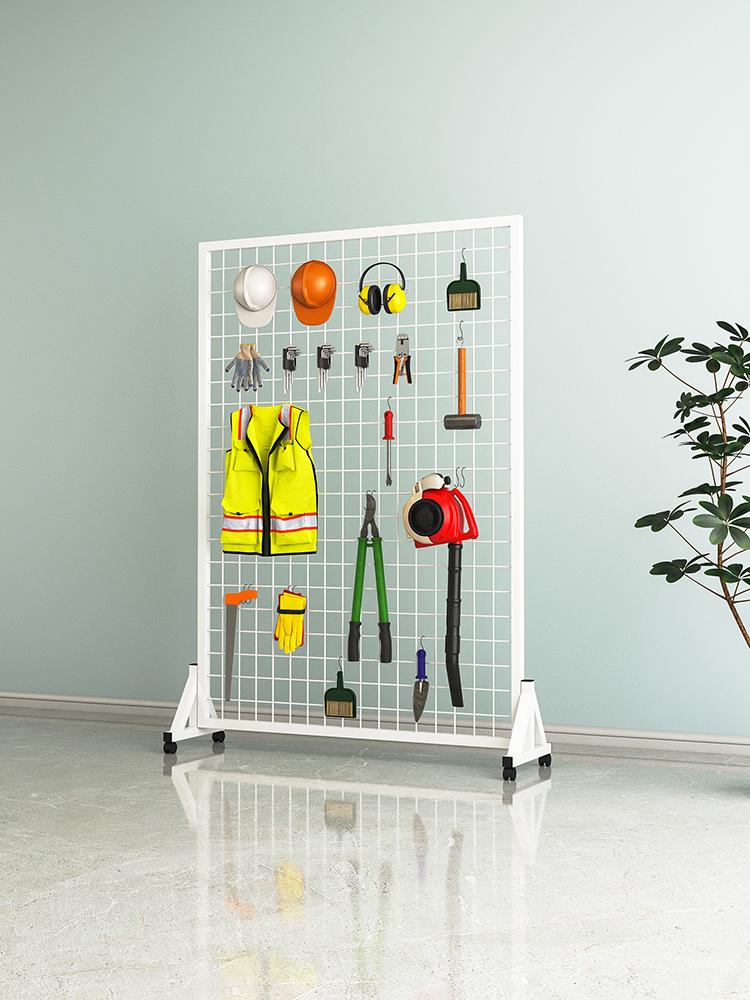 Mobiler Drahtgitter-Ausstellungsständer für Kindergarten- und Schulkunst- und Schmuckausstellungen