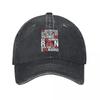 Akira Kurosawa Movie Titles Red And White Text Demin Trucker Hat Durable for All Seasons Mens Hats Mens Baseball Cap