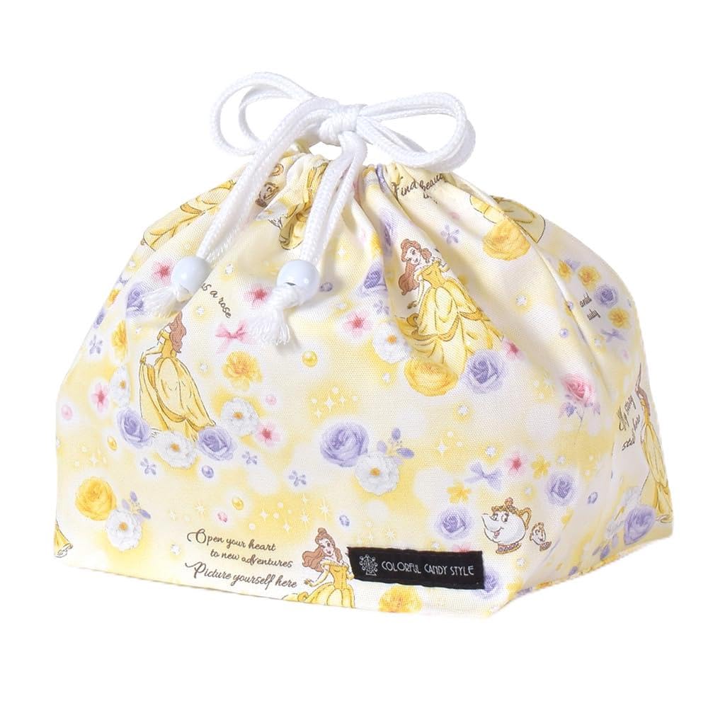 

COLORFUL CANDY STYLE Disney Lunch Bag for Medium for AND THE Belle N3492300 Girls, Drawstring, Kids, Stylish, Cute, Gusseted/Belle/BEAUTY