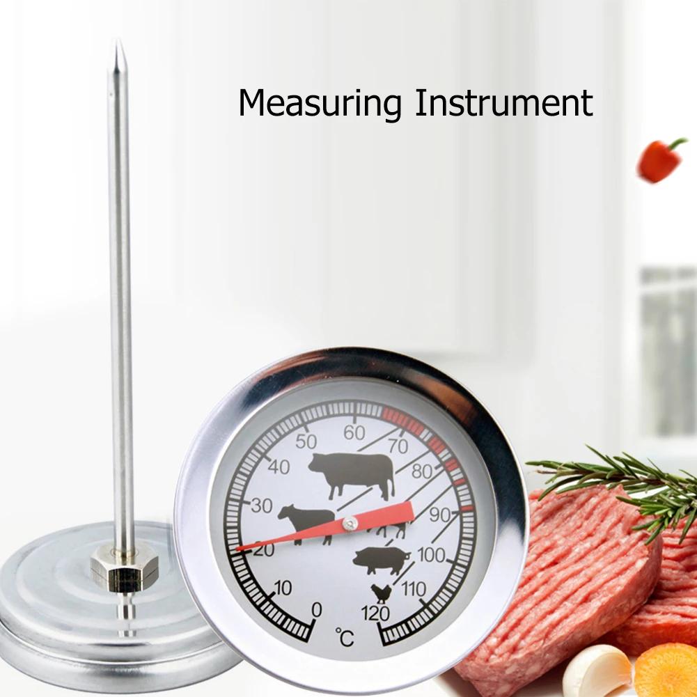 Dial Kitchen Thermometer Stainless Waterproof Food Water Meat Temperature Probe Oven Baking Cooking BBQ Temperature Meter Test