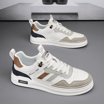Men's Shoes New Summer Breathable Little White Shoes Maillard Trend Versatile Soft Sole Lightweight Casual Sports Trendy Shoes