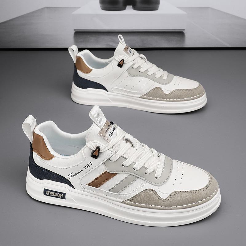 

Men s shoes new summer breathable little white shoes Maillard trend versatile soft sole lightweight casual sports trendy shoes 39