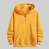 Men Hoodies Loose Sweatshirts Casual Fleece Lined Sweatshirt Winter Warm Hooded Pullover Tops With Pocket
