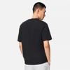 Li-Ning Wade Series Solid Color Letter Print Crew Neck T-Shirt Men Tops Black AHSS809-1