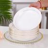 Jingdezhen Gold Rim Ceramic Dinner Plates