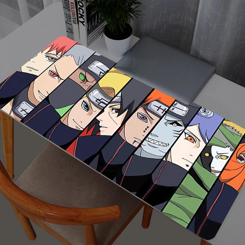 Mouse Pads Naruto Aakatsuki Mouse Pad Gaming Accessories Computer Keyboard Gamer Designed Specifically e-sports Games Mousepad