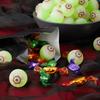 5/50pcs Glow In The Dark Bouncy Ball Halloween Eyeball Decoration Haunted House Home Bar Horror Props Luminous Fake Eyeballs