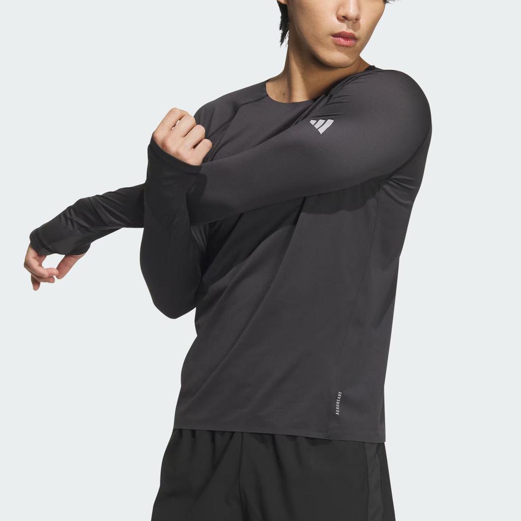 Adidas T Shirt Men's Black/Dark Silver Gray JV6921