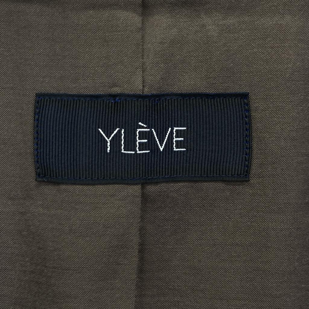 YLEVE 168-2210205 22 Years Grey SUPER 100S MELTON BELTED COAT Chesterfield Coat Coat 2 grayUsed