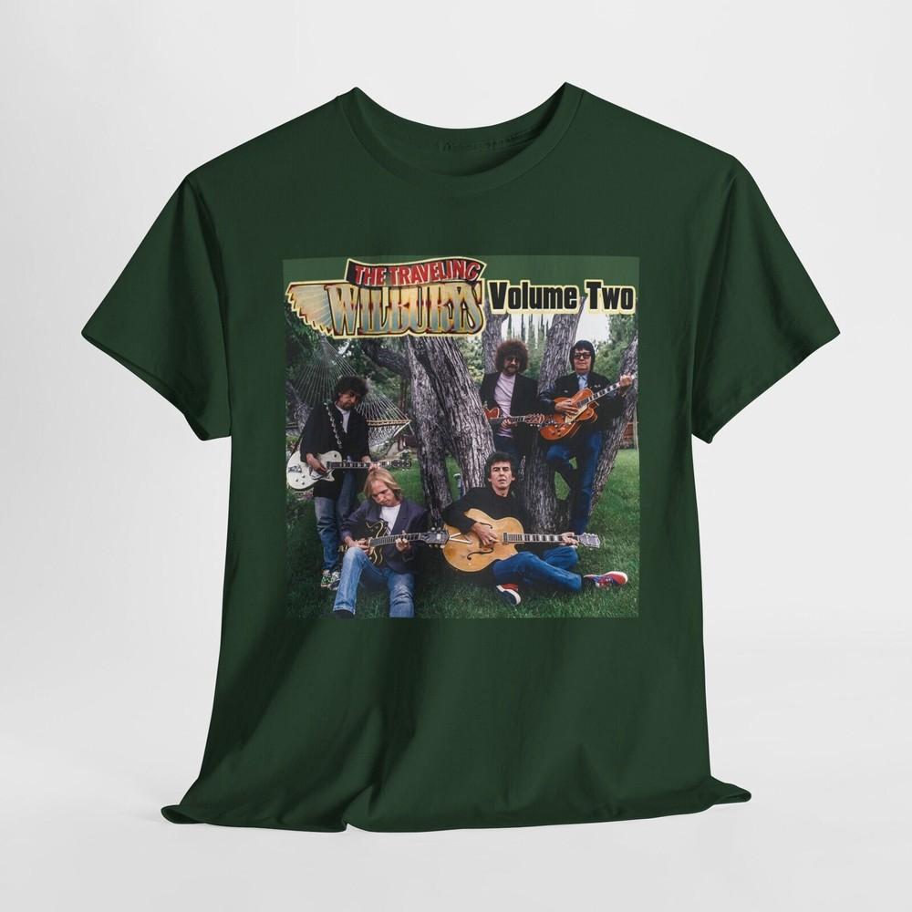 

Traveling Wilburys Vume Two v2 poster album cover T shirt all sizes S-5XL Hard R Unisex T-Shirt M