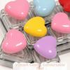 Portable Heart Keyboard Clicker Keychain Love Heart Fidget Bag Pendant  Student Bag Ornament