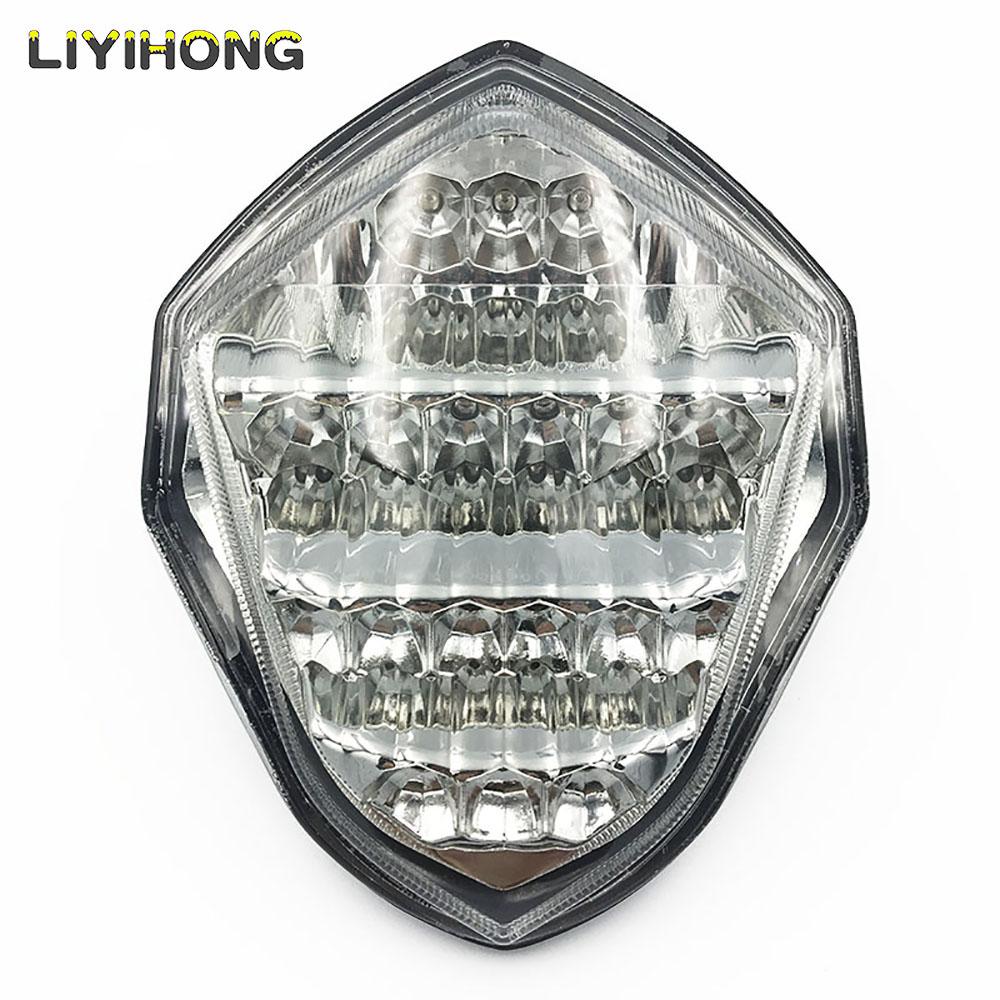 For Suzuki GSXR1000 GSX-R 1000 K3 K4 2003 2004 E-Mark Rear Tail Light Brake Turn Signals Integrated LED Light