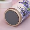 Lily of the Valley 316 Stainless Steel Insulated Coffee Cup with Double-Layer Straw