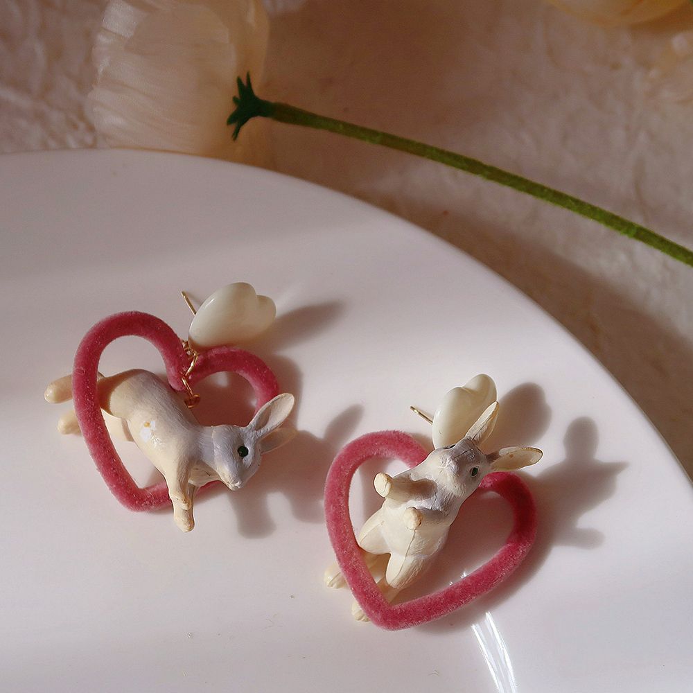 Design Harajuku Three-dimensional Resin Jewelry Korean Style Jewelry Women Earrings Animal Earrings