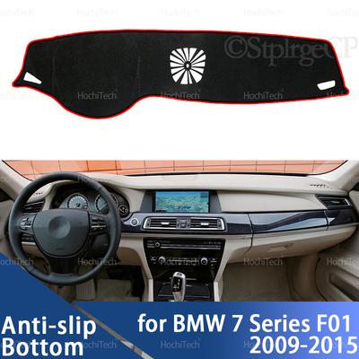 Armaturenbrettabdeckung Vermeiden Licht Rutschfest Schmutzabweisende Matte Pad Sonnenschutz Dashmat Schutz für BMW 7er F01 2009-2015 LHD RHD