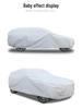 Universal PEVA Car Cover - Sunshade, Rainproof, Waterproof Protection
