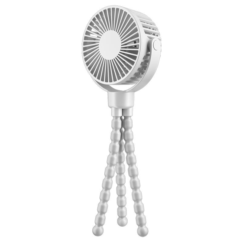 

Multifunctional Octopus Stroller Fan: Silent, Timed, Detachable, Tripod, Portable Outdoor Fan 303*118*60 mm білий