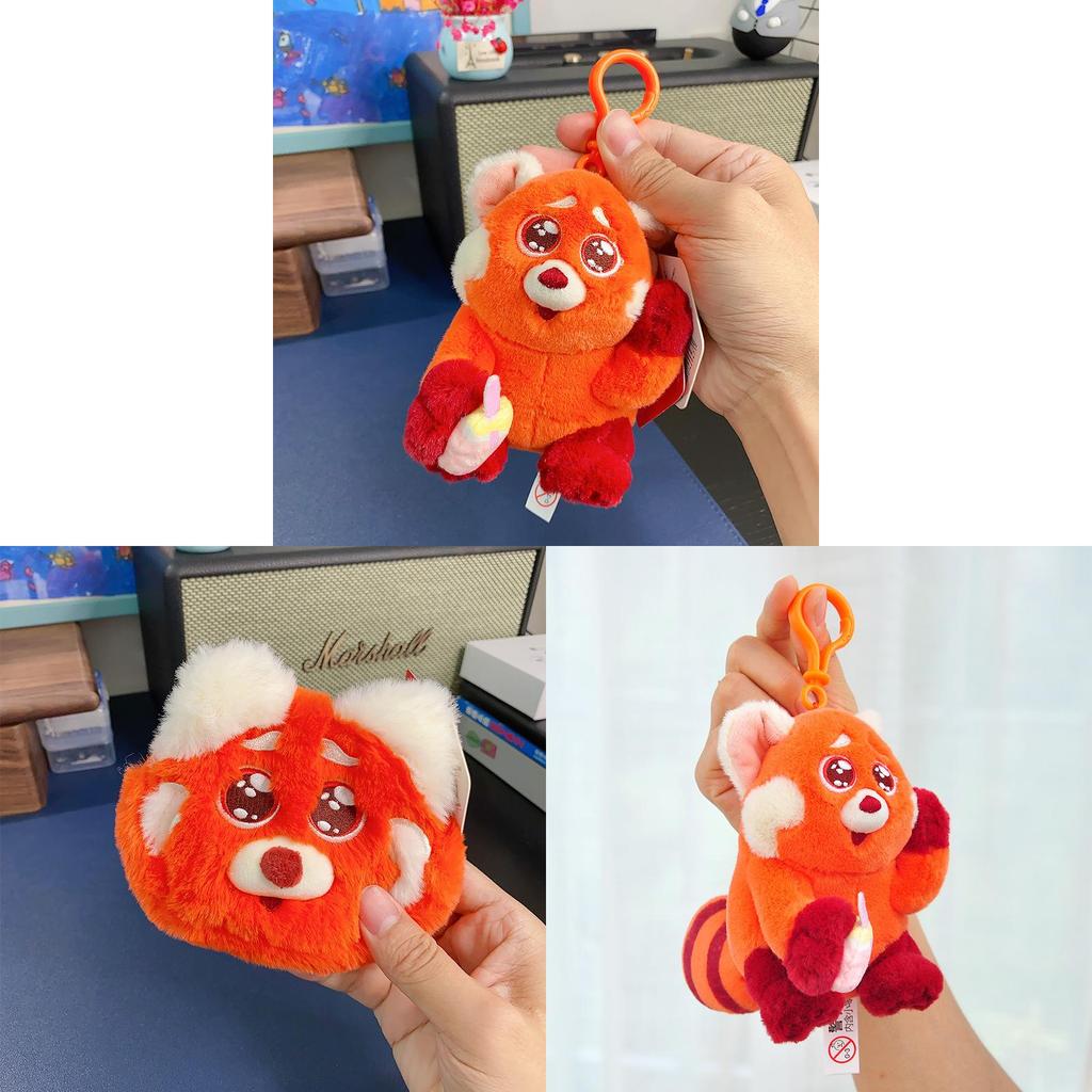 Turning Red Red Panda Plush Toy With Pp Cotton Filling For Kids Gift