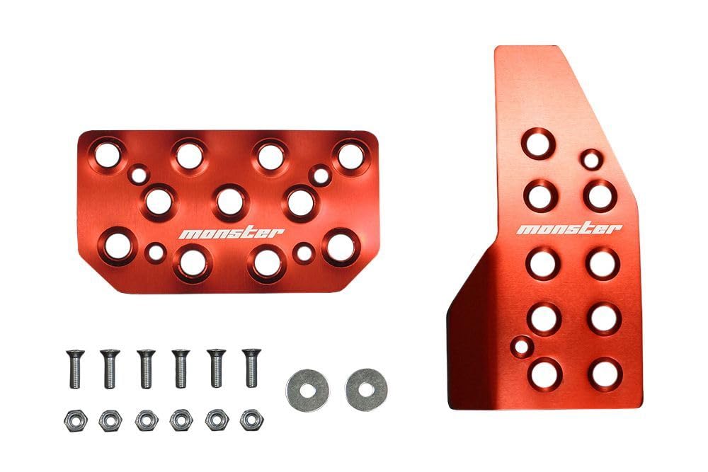 

MONSTER SPORT Спортивные накладки на педали для вождения Красный анодированный Swift Sport [ZC33S]/Swift [ZC13S/ZC83S] Другие автомобили с АКПП [ZC33 AT] 849525-7650M красный