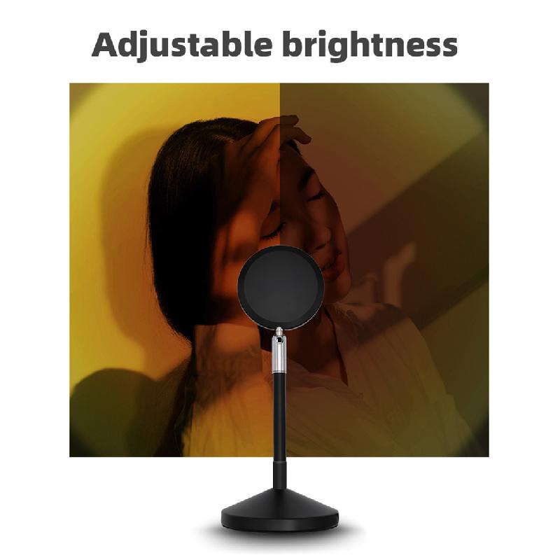 Sunset Effect Projection Lamp, remote control, rgb, rainbow atmosphere, LED light