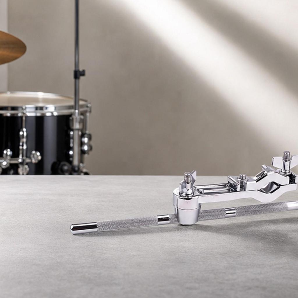 Drum Hardware Extension Clamp Heavy-Duty Kit with Rod Metal for Stage