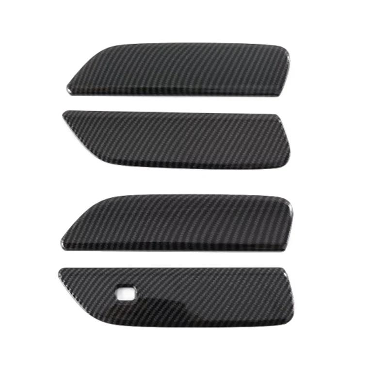LHD RHD For BYD ATTO 1 Dolphin EA1   ABS Carbonfiber Black Outer Door Handle Door Bowl Catch  Exterior Decorate Sticker