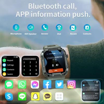 2025 NEW Original Outdoors Smart Watch Men GPS Tracker Bluetooth Call Fitness Waterproof Sport Smartwatch for Women Android IOS