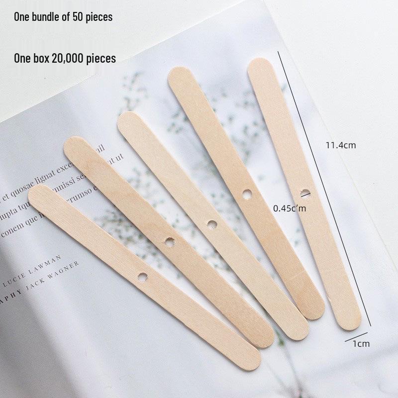 Handmade Scented Candle Kit with Wooden Wick and Holder